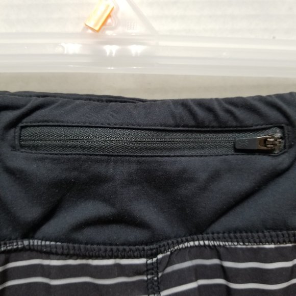 Athleta shorts XS Ready Set Go Running striped gym workout running athletic - Picture 7 of 12